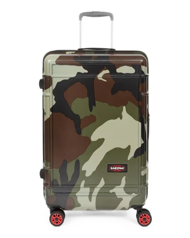 Eastpak M Resist'r camouflage-print hardshell suitcase 63L - Grün Grün