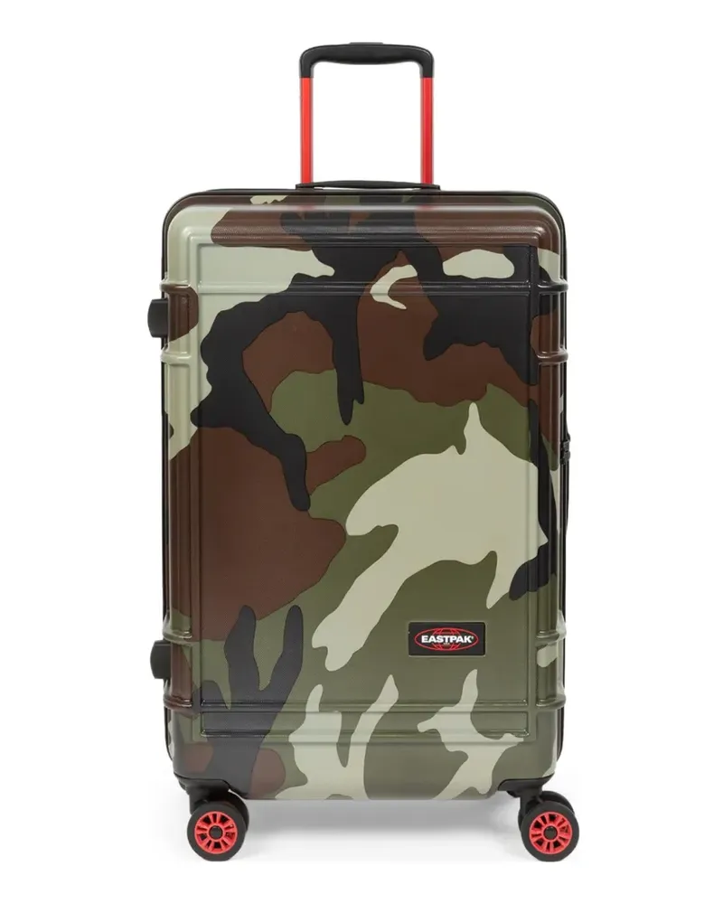 Eastpak M Resist'r Hartschalenkoffer mit Camouflage-Print 63L - Grün Grün