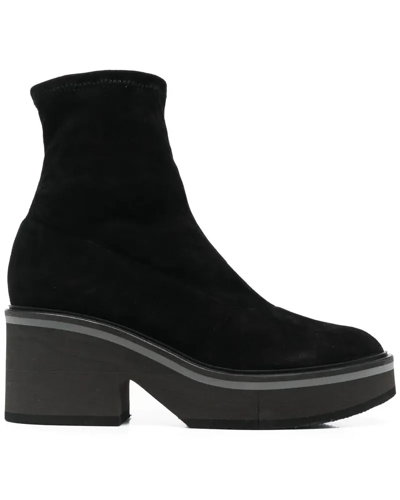 Robert Clergerie Albana Stiefeletten 75mm - Schwarz Schwarz