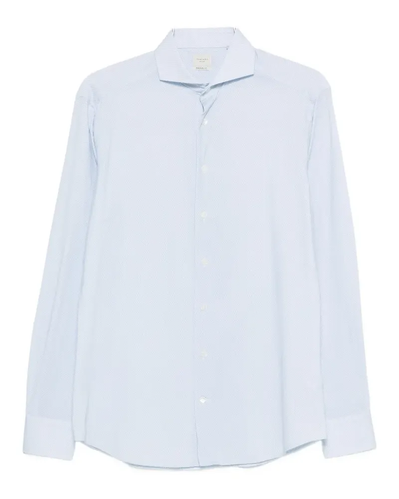 Traiano Milano patterned shirt - Blau Blau