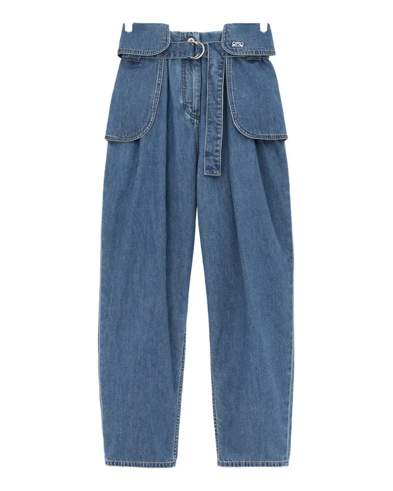 Loewe Jeans mit Anagram-Detail - Blau Blau