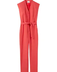 Claudie Pierlot Jumpsuit mit V-Ausschnitt Orange