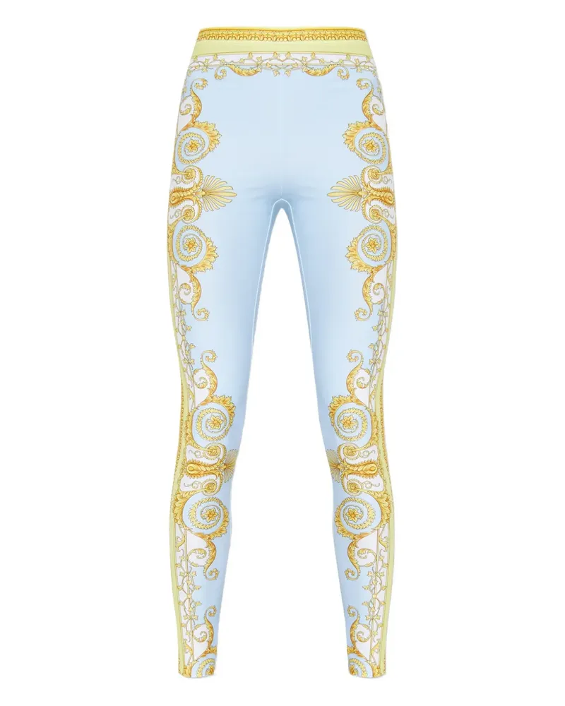 Versace Hose mit Barocco-Print - Blau Blau