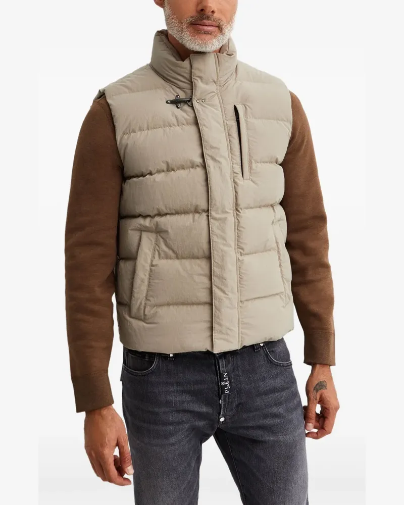 Fay three-pocket gilet - Nude Nude