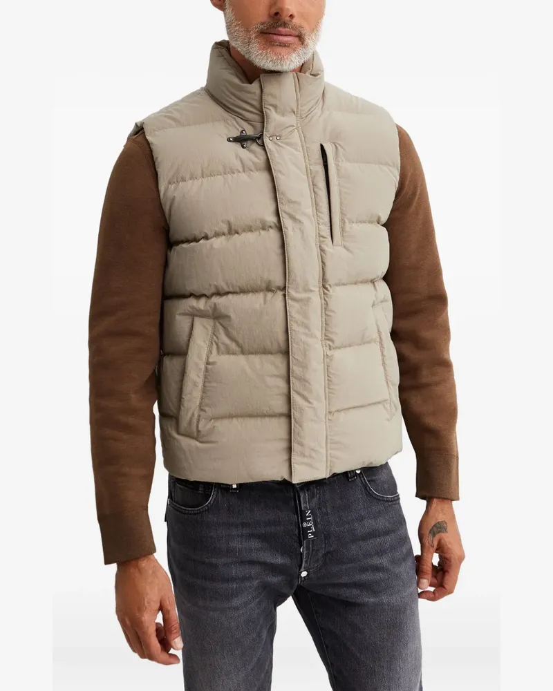 Fay three-pocket gilet - Nude Nude