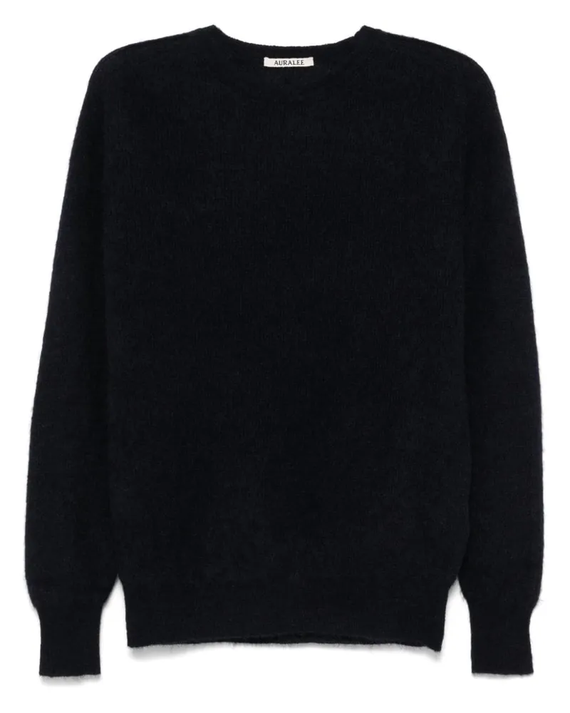 AURALEE Gebürsteter Pullover - Blau Blau