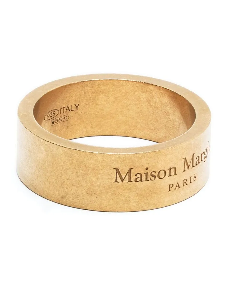 Maison Margiela Ring mit Logo-Gravur - Gold Gold