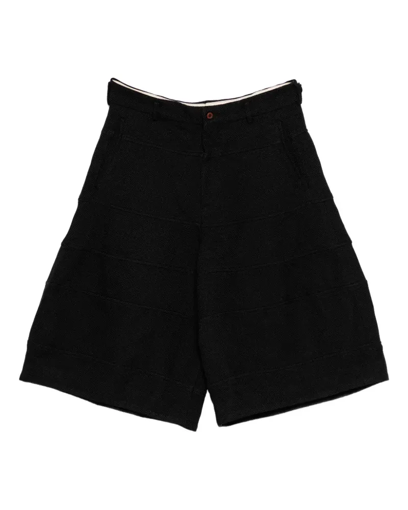 Comme des Garçons Shorts mit strukturiertem Finish - Schwarz Schwarz