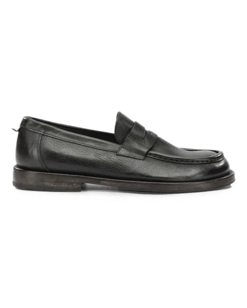 Moma leather loafers - Schwarz Schwarz