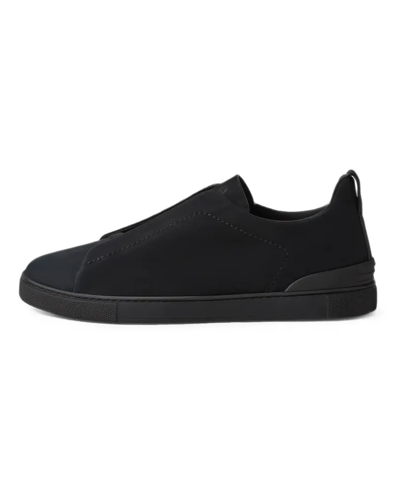 Ermenegildo Zegna Triple Stitch Secondskin Sneakers - Schwarz Schwarz