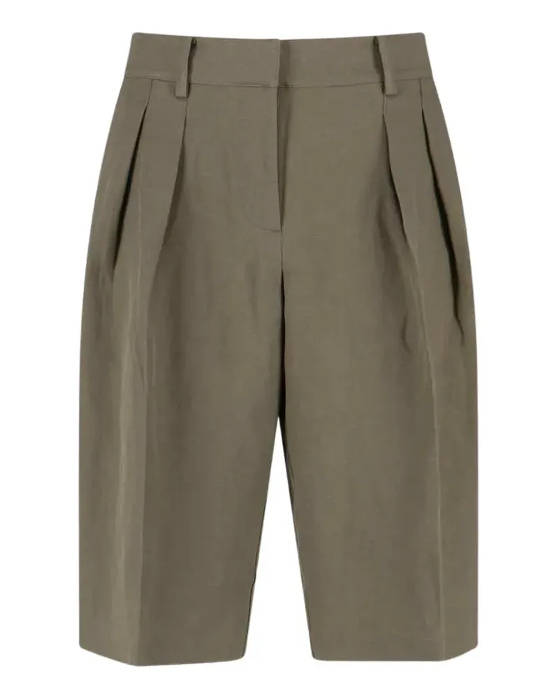 FRANKIE Shop Bilbao Bermudas mit Falten - Grün Grün