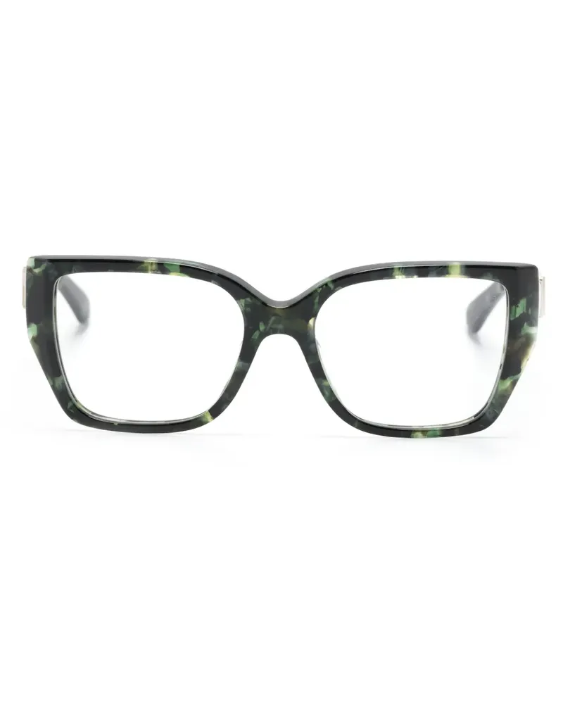 Michael Kors Brille mit eckigem Gestell - Grün Grün