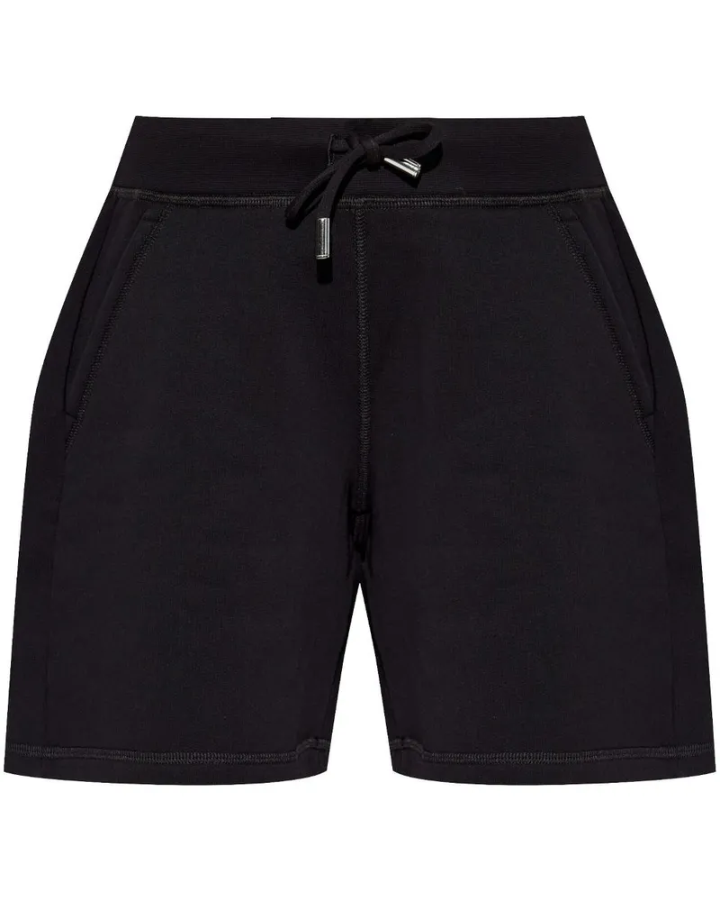 Dsquared2 Joggingshorts mit Print - Schwarz Schwarz