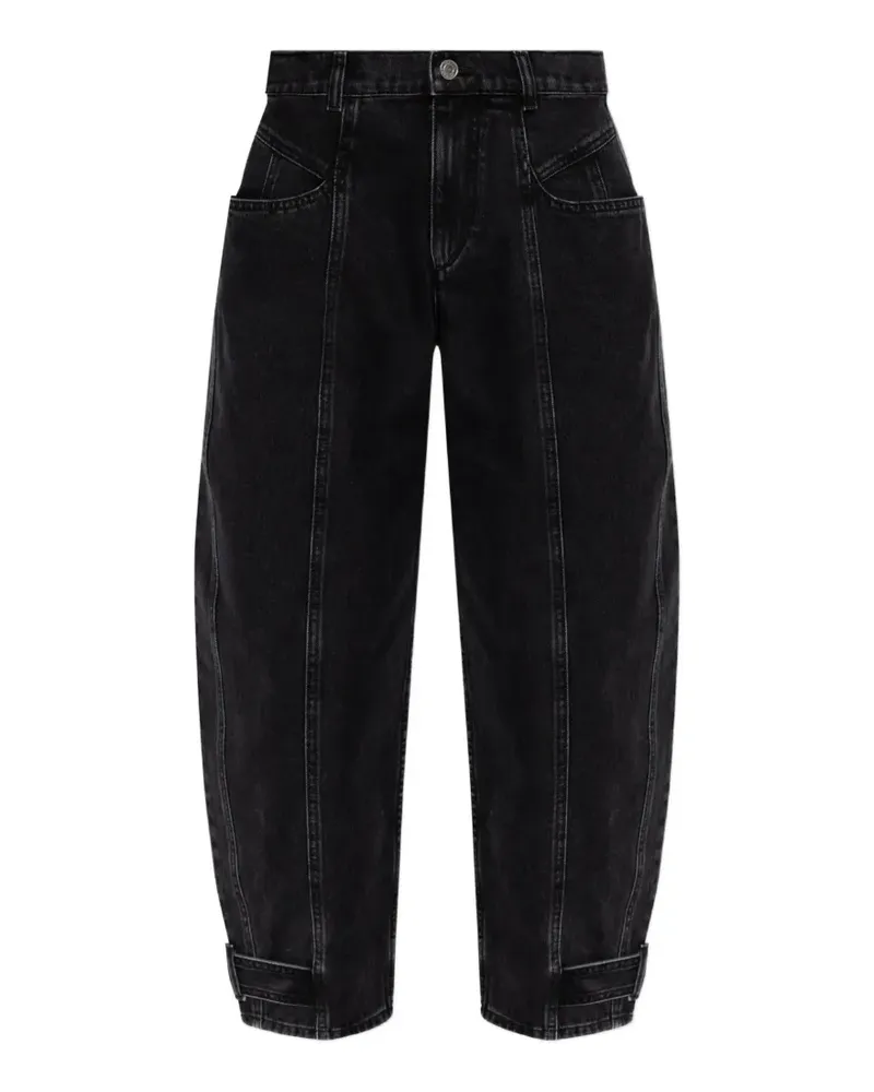 Isabel Marant Leja Jeans mit Einsätzen - Schwarz Schwarz