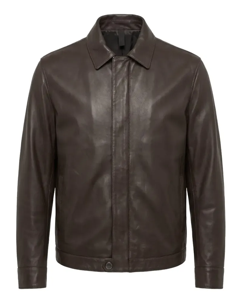 Tagliatore Foch Lederjacke - Braun Braun