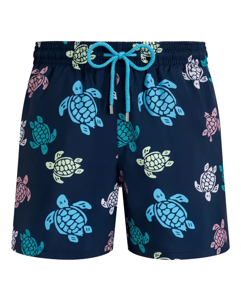 Vilebrequin Badeshorts mit Schildkröten-Print - Blau Blau