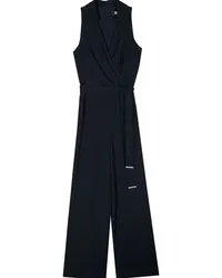 DKNY Jumpsuit mit Spreizkragen Blau