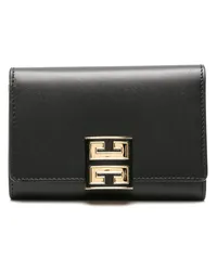 Givenchy Portemonnaie mit 4G-Schild Schwarz