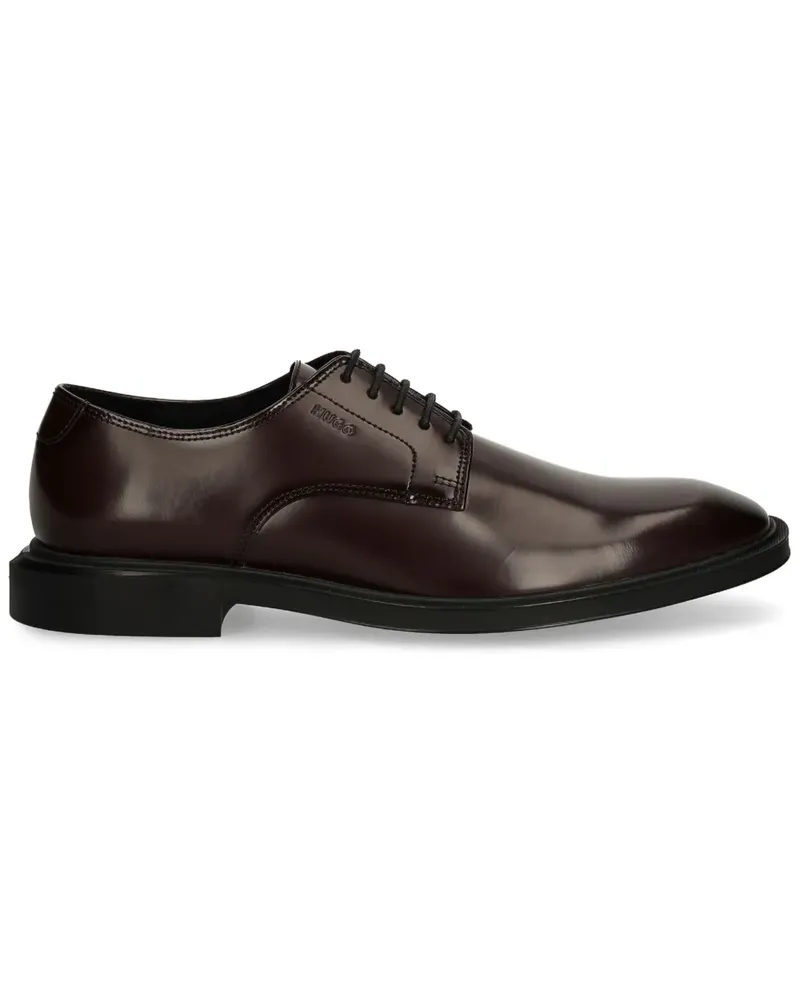 HUGO BOSS Derby-Schuhe aus Leder - Braun Braun