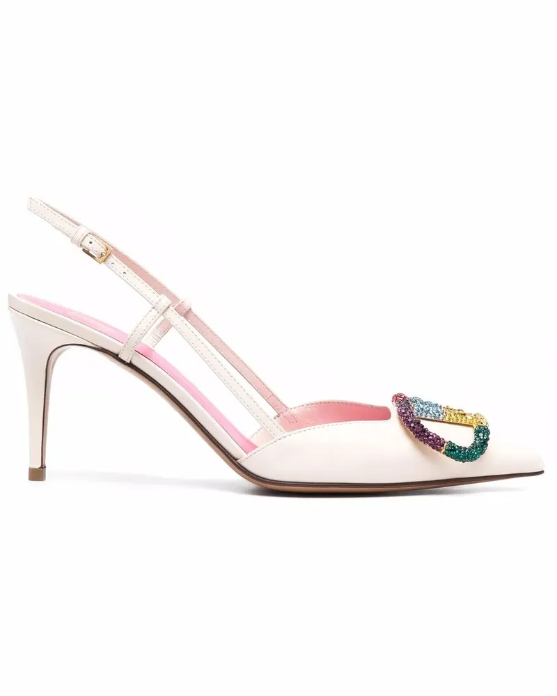 Valentino Garavani Pumps mit Kristallen - Nude Nude