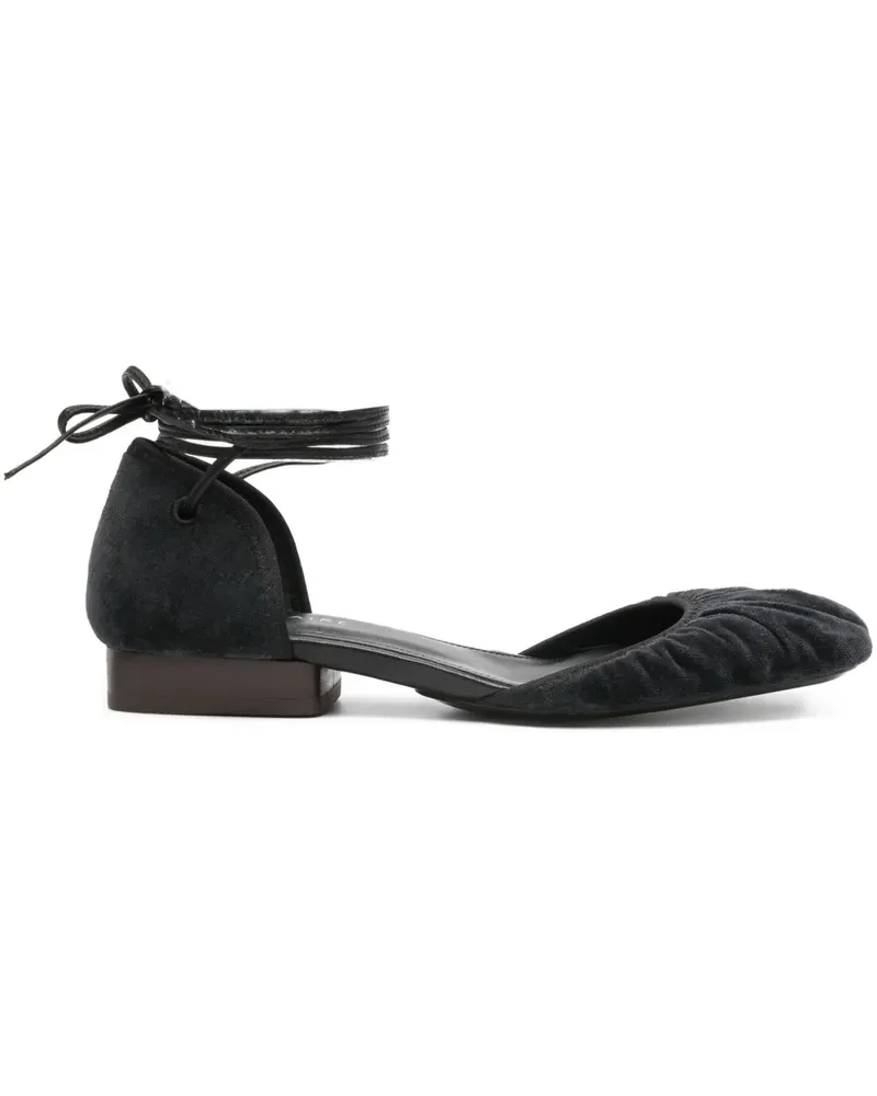 Christophe Lemaire Micro Ballerinas - Schwarz Schwarz