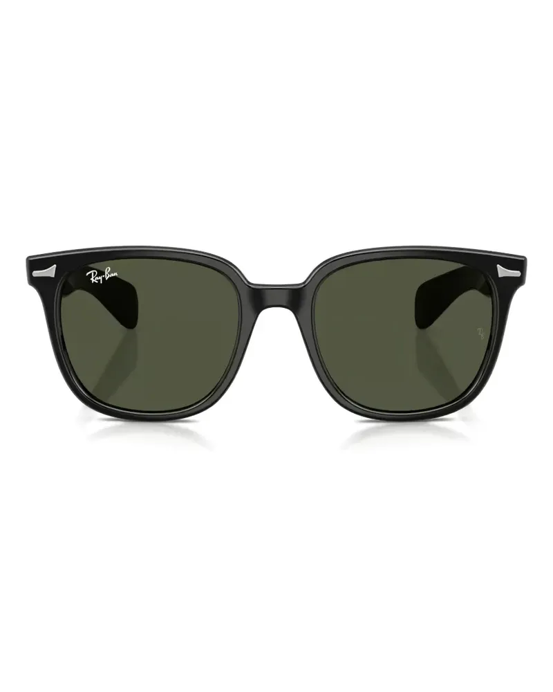 Ray Ban Sonnenbrille mit eckigem Gestell - Schwarz Schwarz