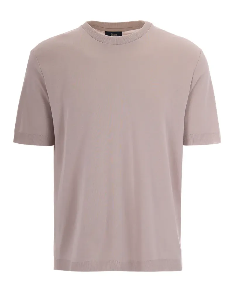 Herno round-neck T-shirt - Nude Nude