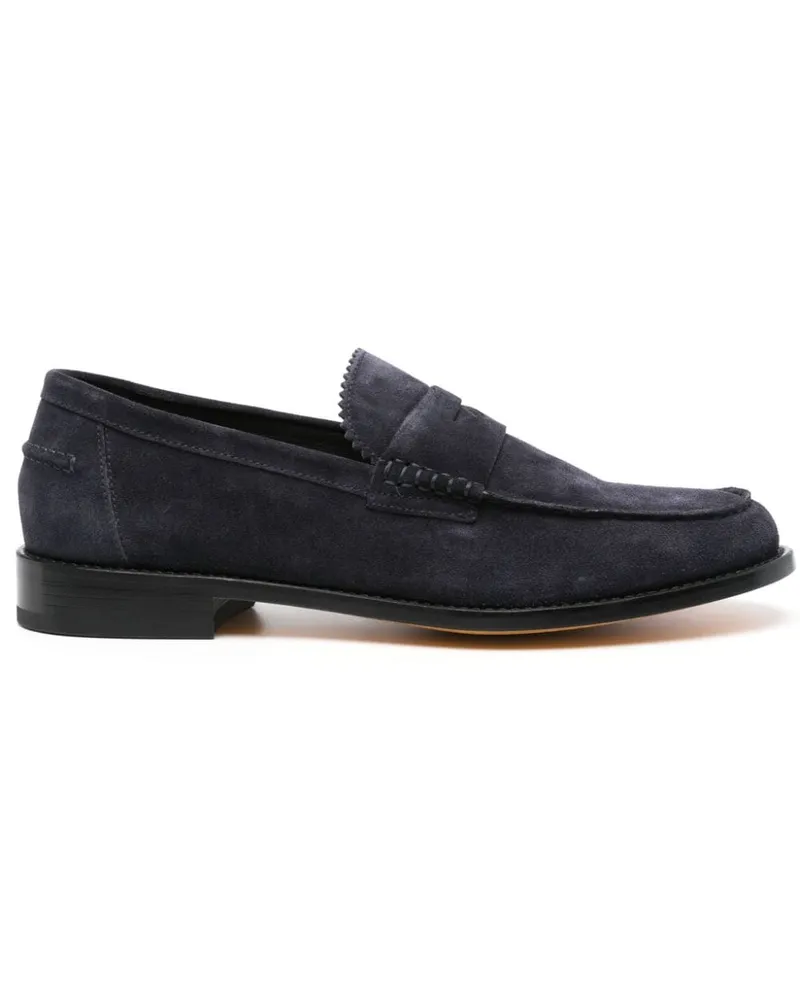 Doucal´s Loafer aus Wildleder Blau