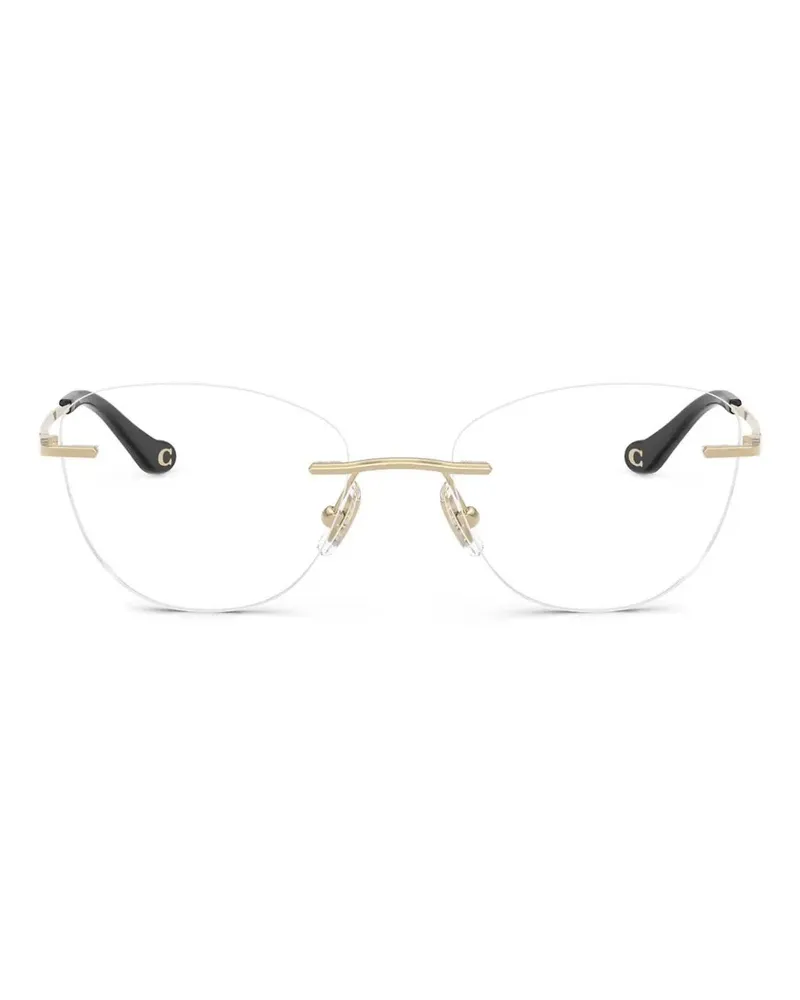 Coach Rahmenlose Brille - Gold Gold
