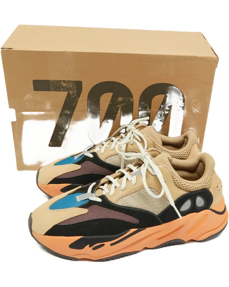 adidas Boost 700 suede panels sneaker - Nude Nude