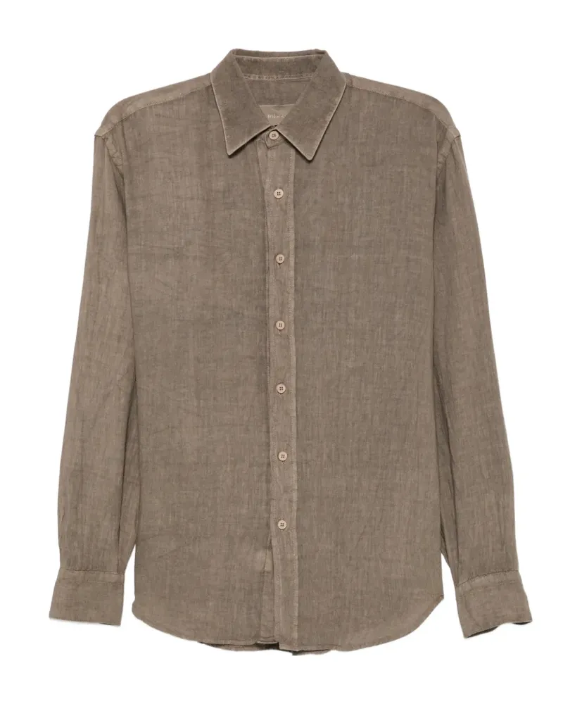 Costumein Andrea long-sleeve buttoned shirt - Braun Braun
