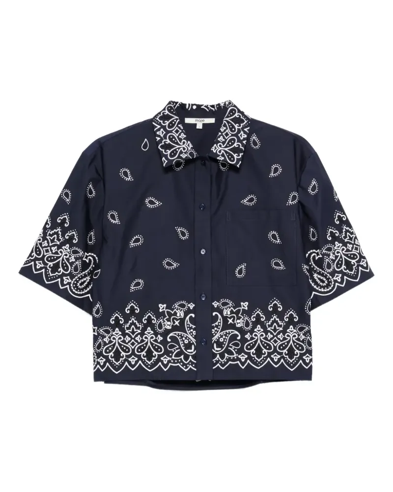 Maje short-sleeves shirt - Blau Blau
