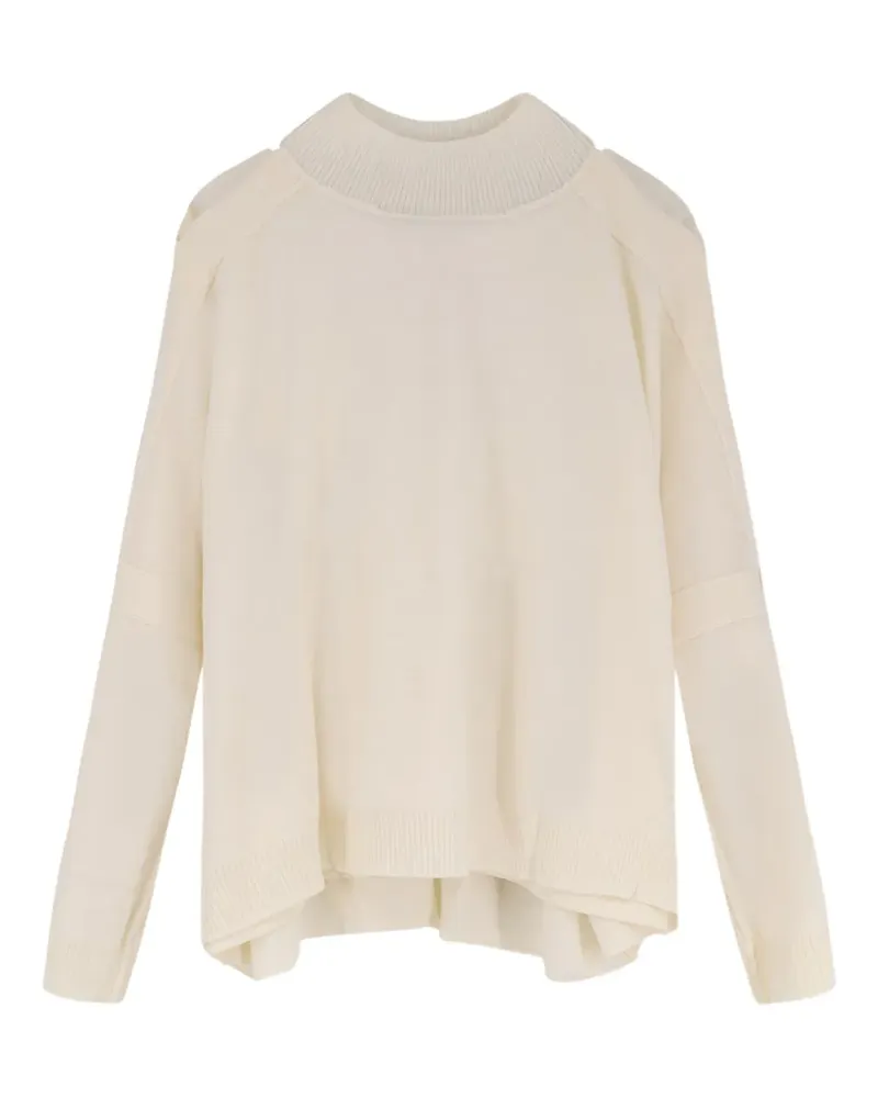 Ixos ribbed turtleneck sweater - Nude Nude