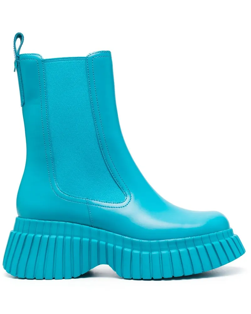 Camper Stiefeletten mit mittelhohem Absatz - Blau Blau