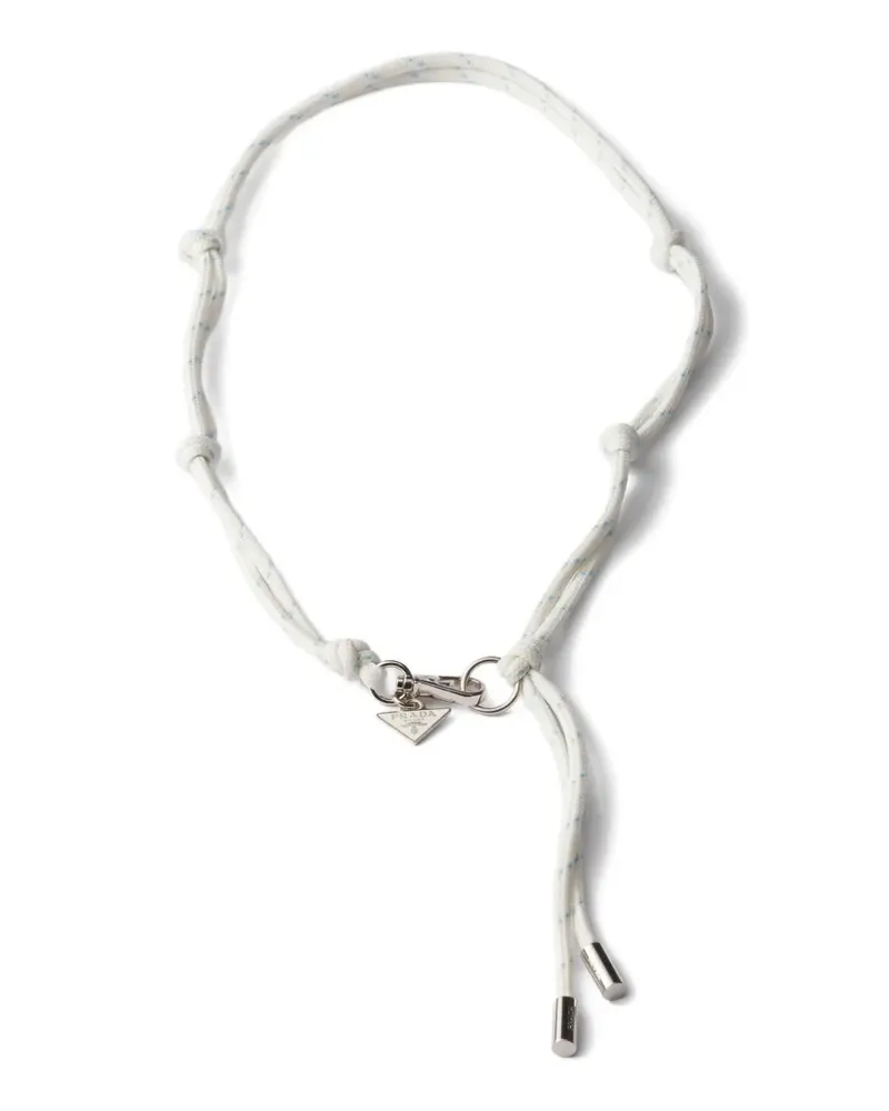 Prada cord necklace - Silber Silber
