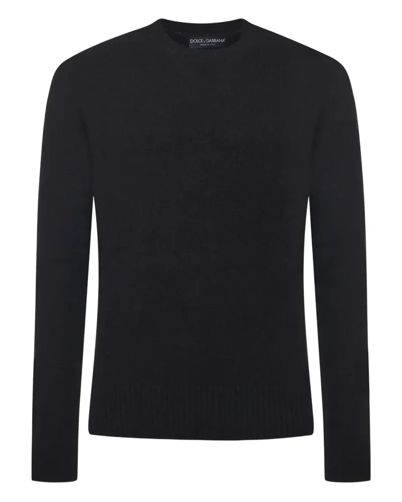 Dolce & Gabbana Pullover mit Rundhalsausschnitt - Schwarz Schwarz