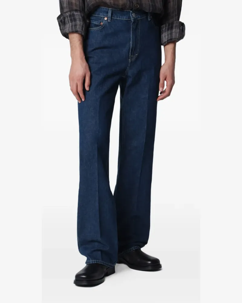 Our Legacy 70s Cut pressed-crease jeans - Blau Blau