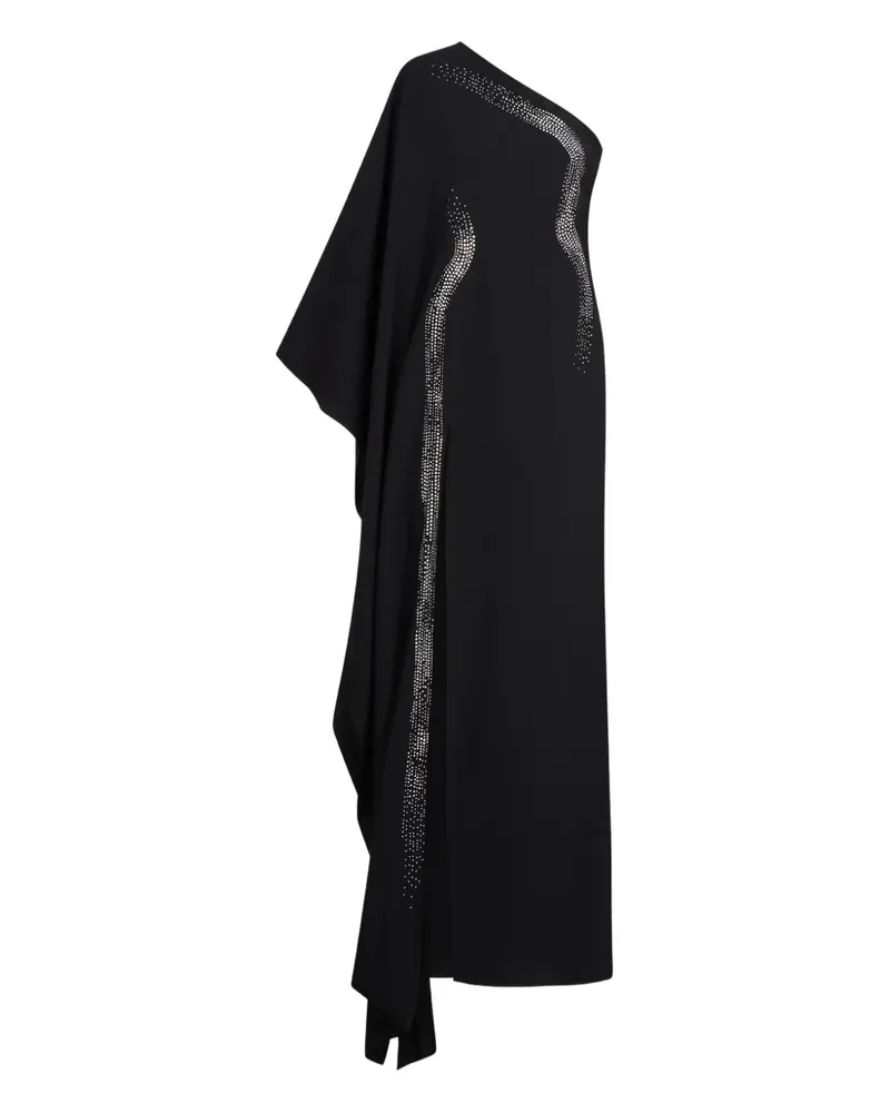 Taller Marmo Verziertes Palladium One-Shoulder-Maxikleid - Schwarz Schwarz