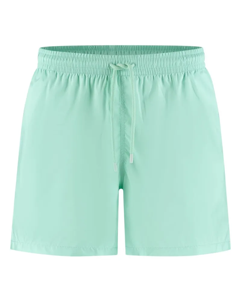 Fedeli Badeshorts mit Logo-Patch - Grün Grün