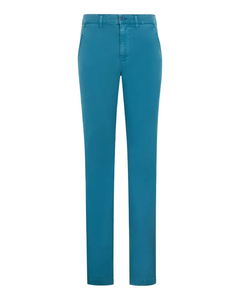 Roberto Cavalli button-fastening belt-loop trousers - Blau Blau