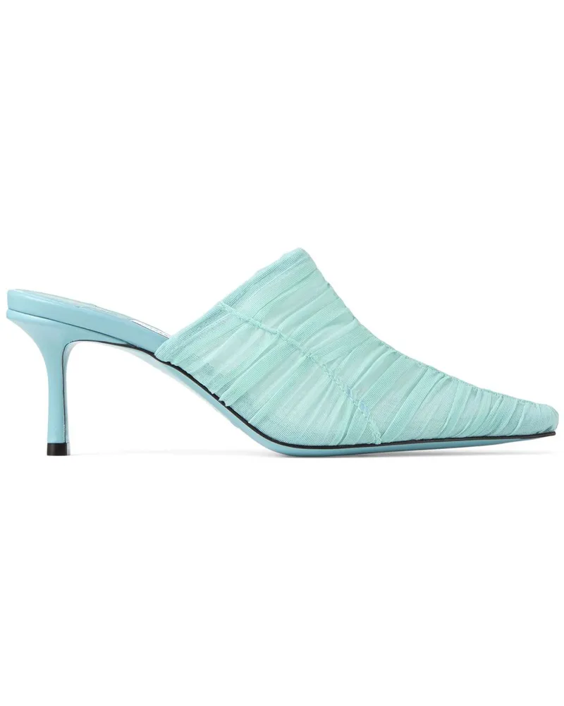 Jimmy Choo Lotta Mules 65mm - Blau Blau