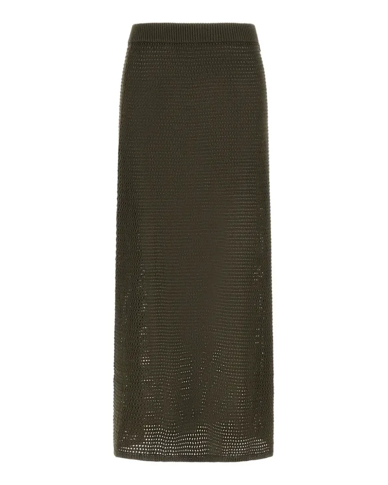 Herno Gestrickter Maxirock - Grün Grün