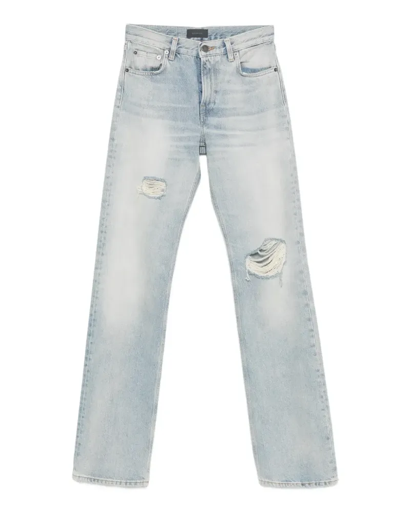 Haikure Gerade Jeans im Distressed-Look - Blau Blau