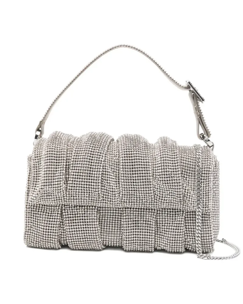 Benedetta Bruzziches Kristallverzierter Shopper - Silber Silber