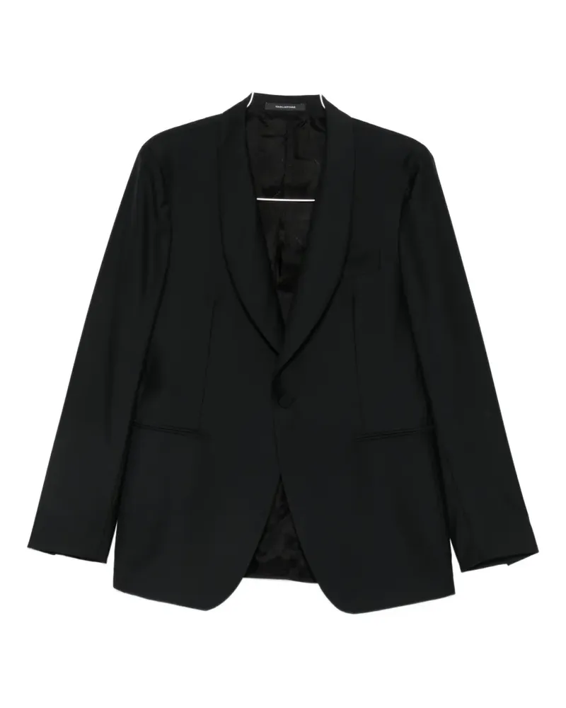 Tagliatore shawl-lapel single-breasted suit - Schwarz Schwarz