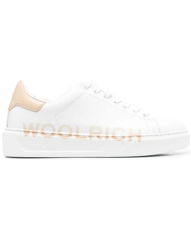 Woolrich Sneakers mit Logo - Weiß Weiß