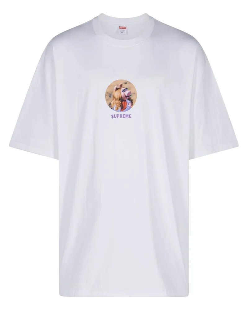 Supreme Being Miss Piggy T-Shirt - Weiß Weiß