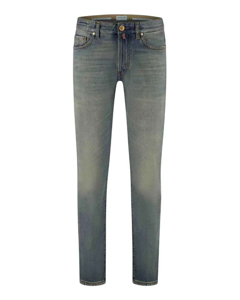 Jacob Cohën Edo faded-effect slim-fit jeans - Blau Blau