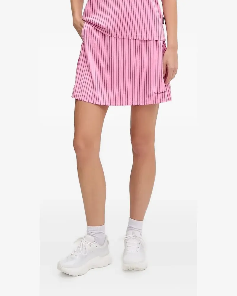 Peak Performance Minirock mit Nadelstreifen - Rosa Rosa