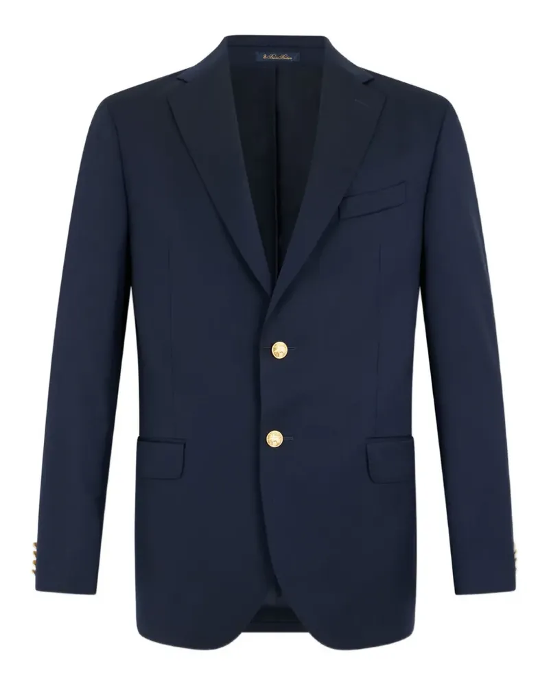 Brooks Brothers single-breasted gold-button blazer - Blau Blau